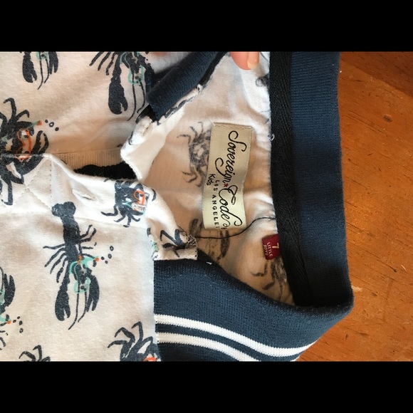 Seaside boys collared polo, lobster and crabs - Picture 5 of 5